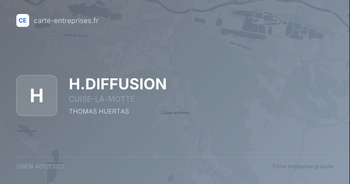 H.DIFFUSION — 401551007 — fiche entreprise