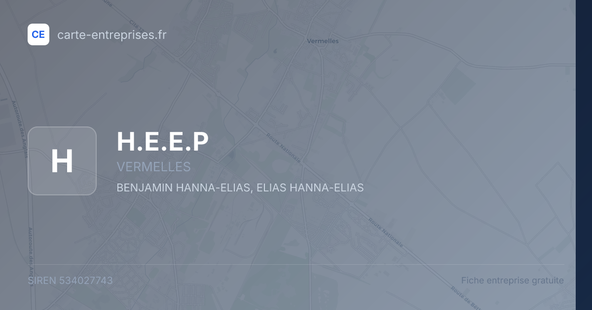 H.E.E.P — 534027743 — fiche entreprise