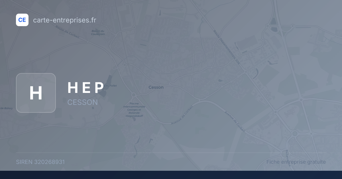H E P — 320268931 — fiche entreprise