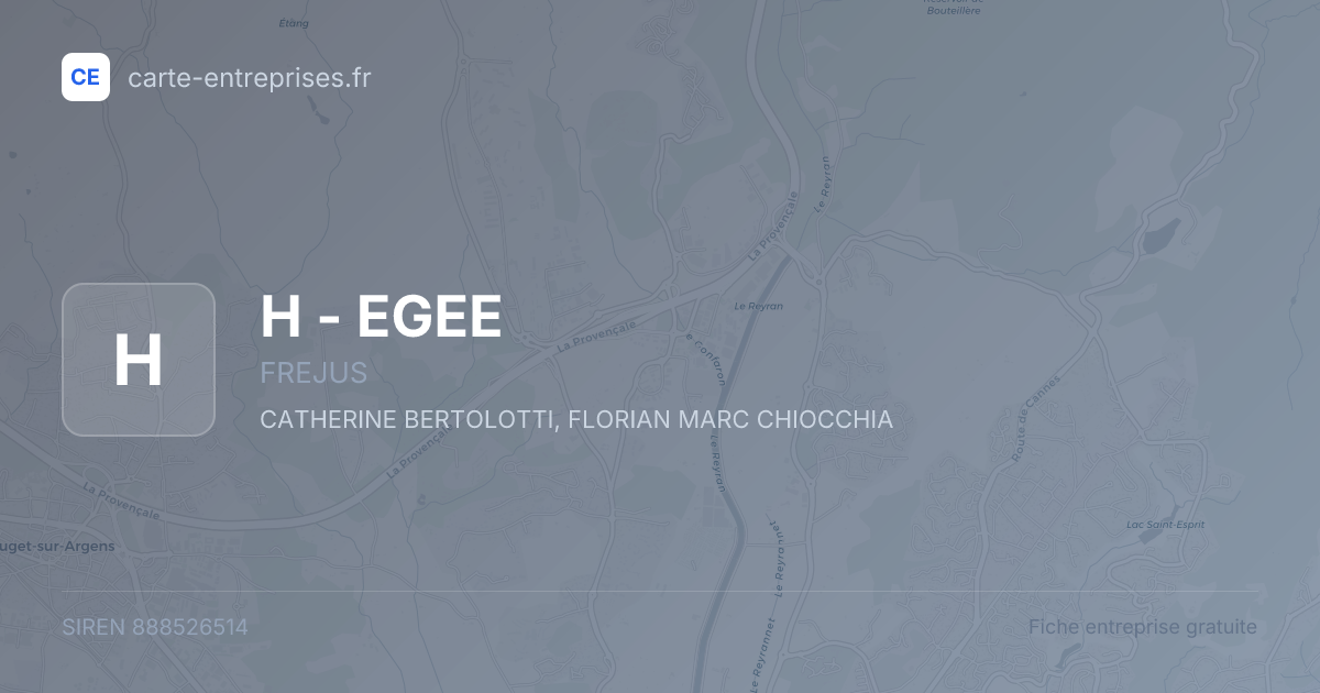 H - EGEE — 888526514 — fiche entreprise