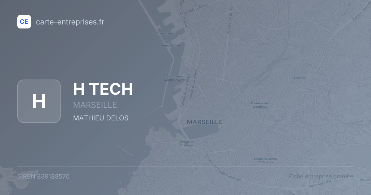 H TECH — 839188570 — fiche entreprise
