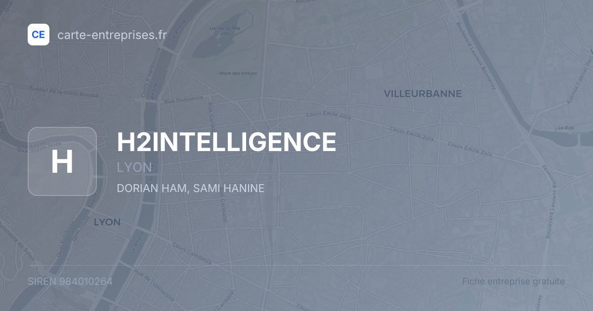 H2INTELLIGENCE — 984010264 — fiche entreprise