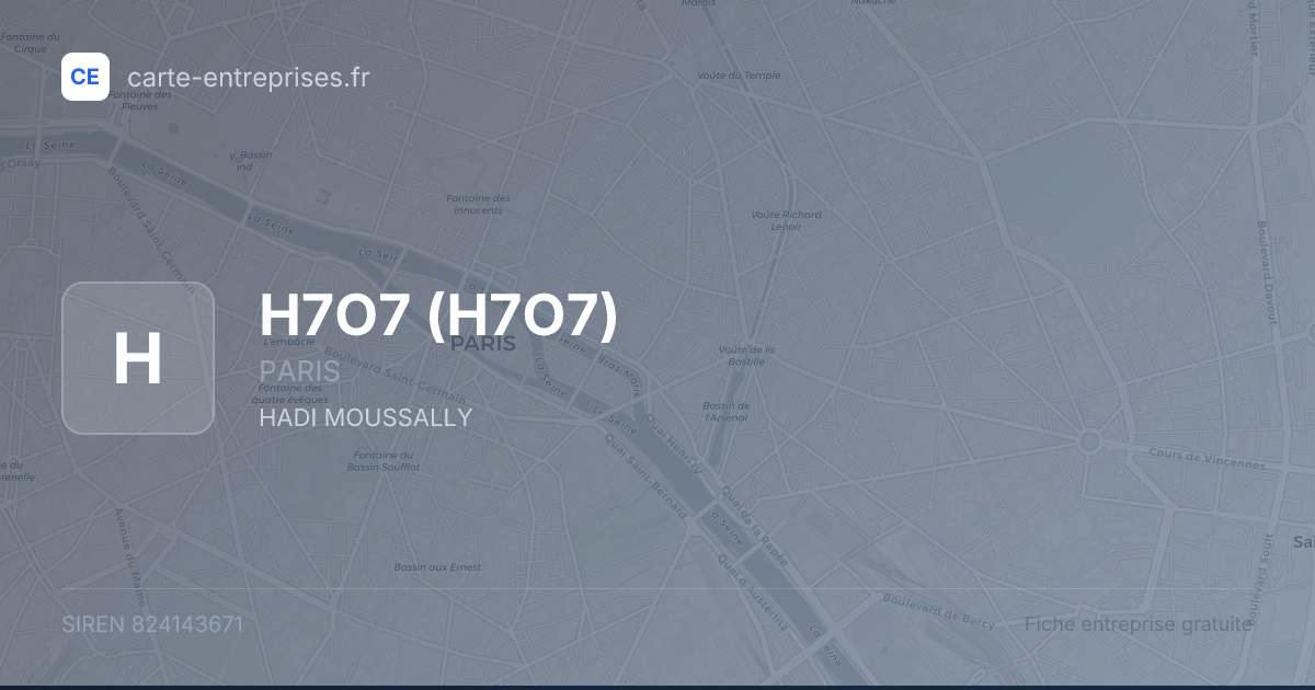 H7O7 — 824143671 — fiche entreprise