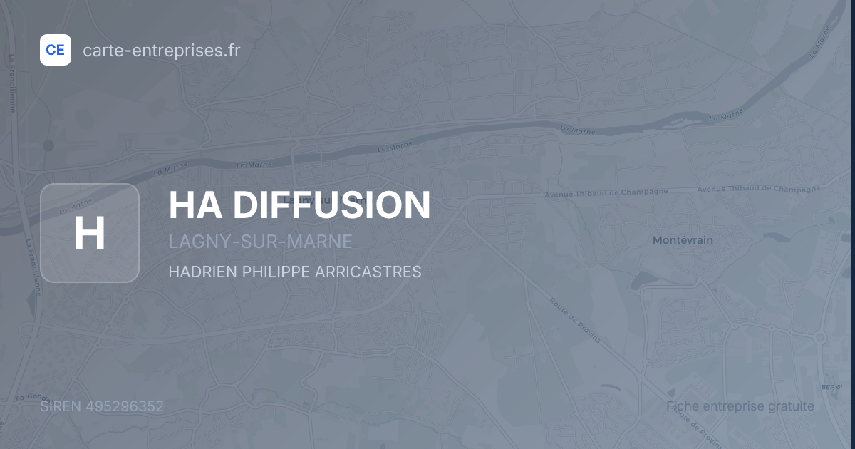 HA DIFFUSION — 495296352 — fiche entreprise