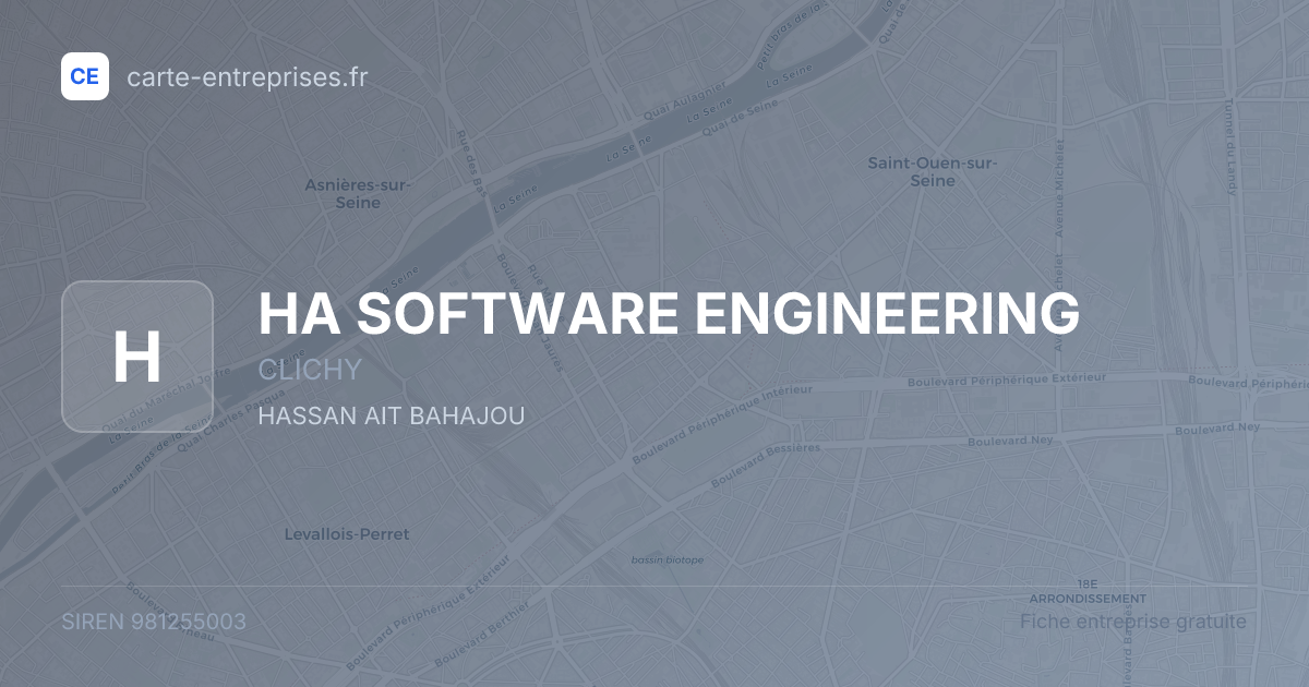 HA SOFTWARE ENGINEERING — 981255003 — fiche entreprise