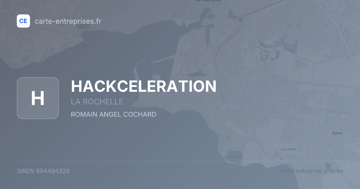 HACKCELERATION — 994494326 — fiche entreprise