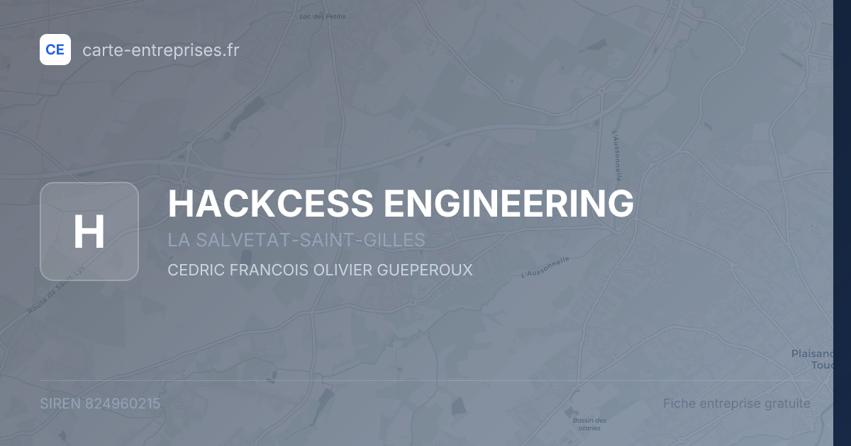 HACKCESS ENGINEERING — 824960215 — fiche entreprise