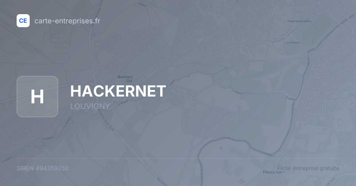 HACKERNET — 494359250 — fiche entreprise
