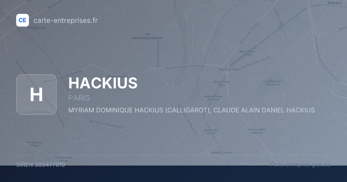 HACKIUS — 383477619 — fiche entreprise