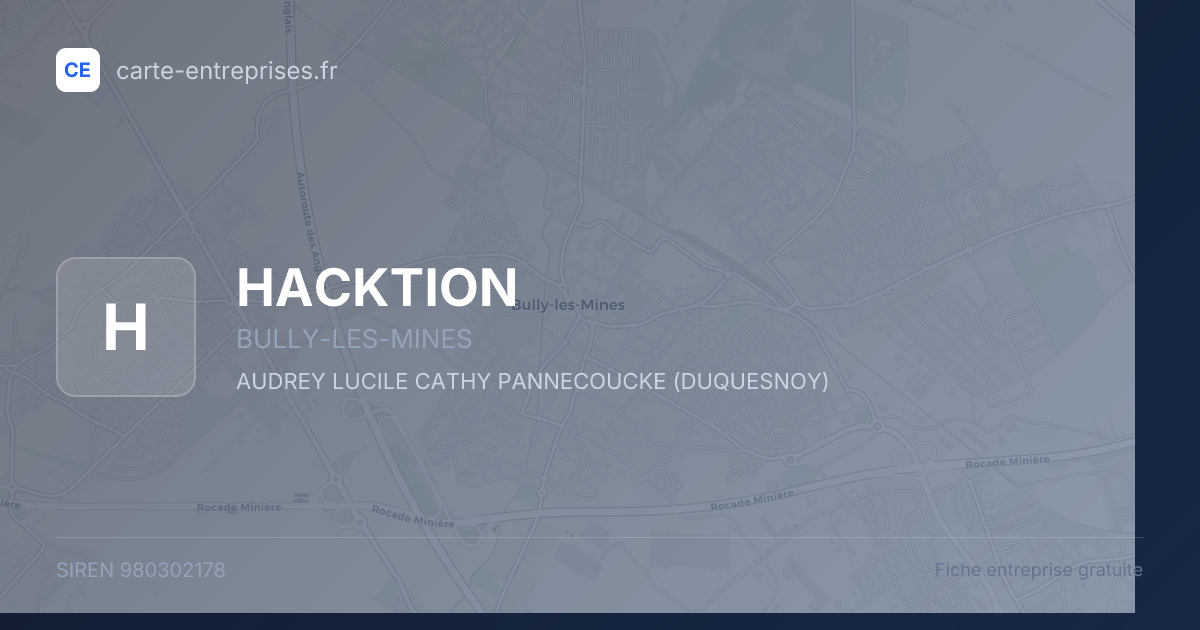 HACKTION — 980302178 — fiche entreprise