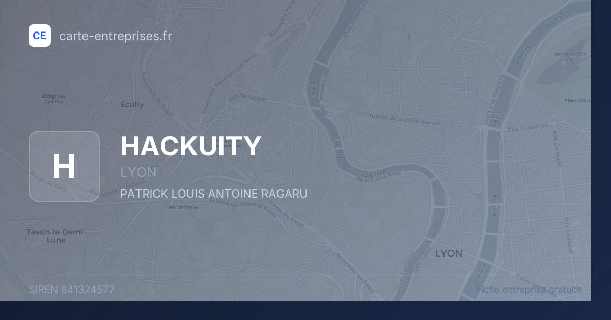 HACKUITY — 841324577 — fiche entreprise