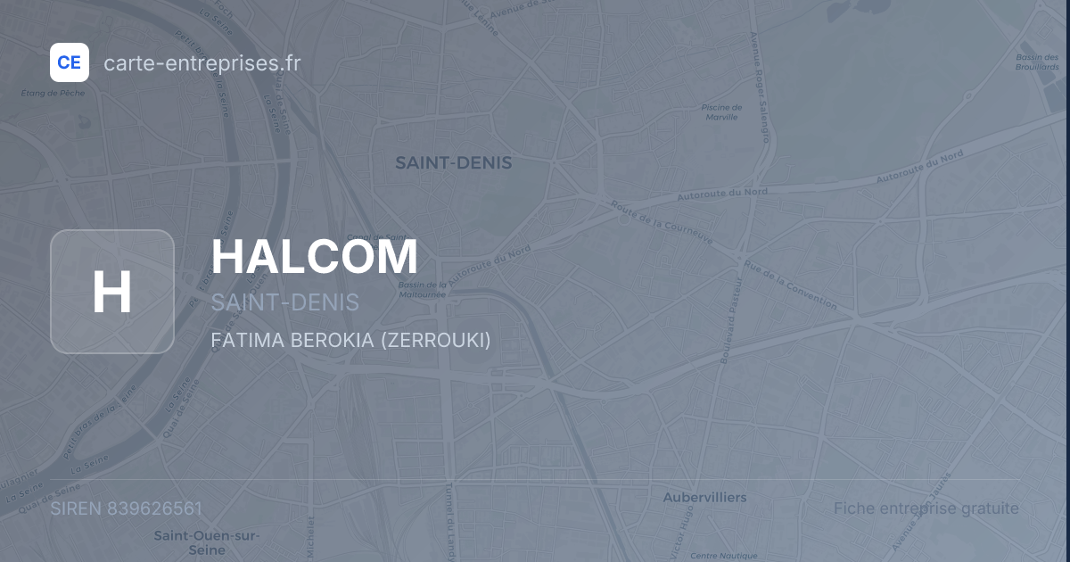 HALCOM — 839626561 — fiche entreprise
