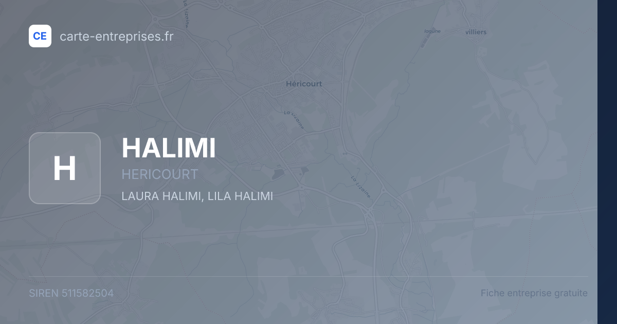 HALIMI — 511582504 — fiche entreprise