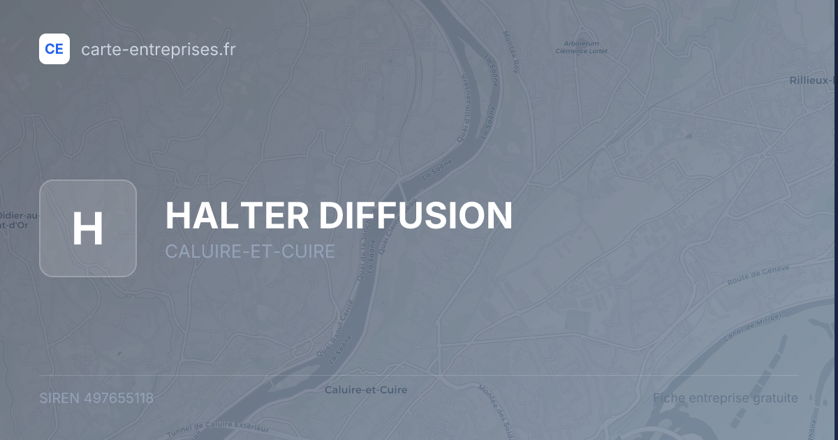 HALTER DIFFUSION — 497655118 — fiche entreprise