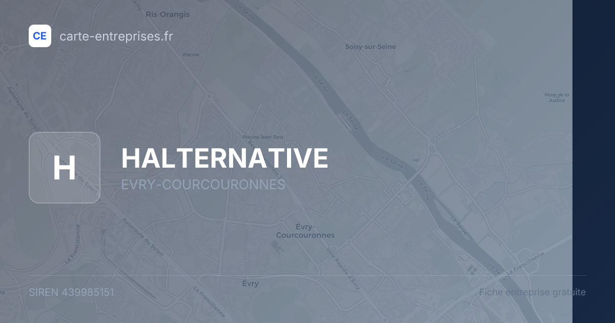 HALTERNATIVE — 439985151 — fiche entreprise