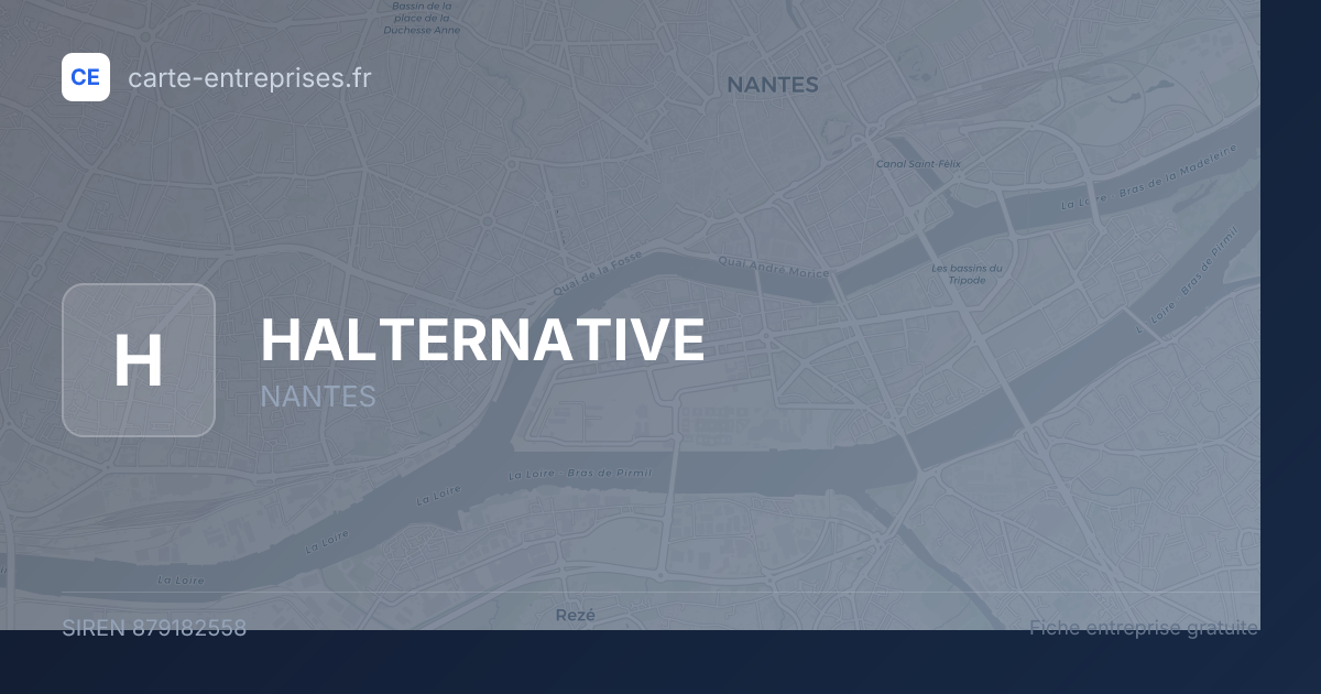 HALTERNATIVE — 879182558 — fiche entreprise
