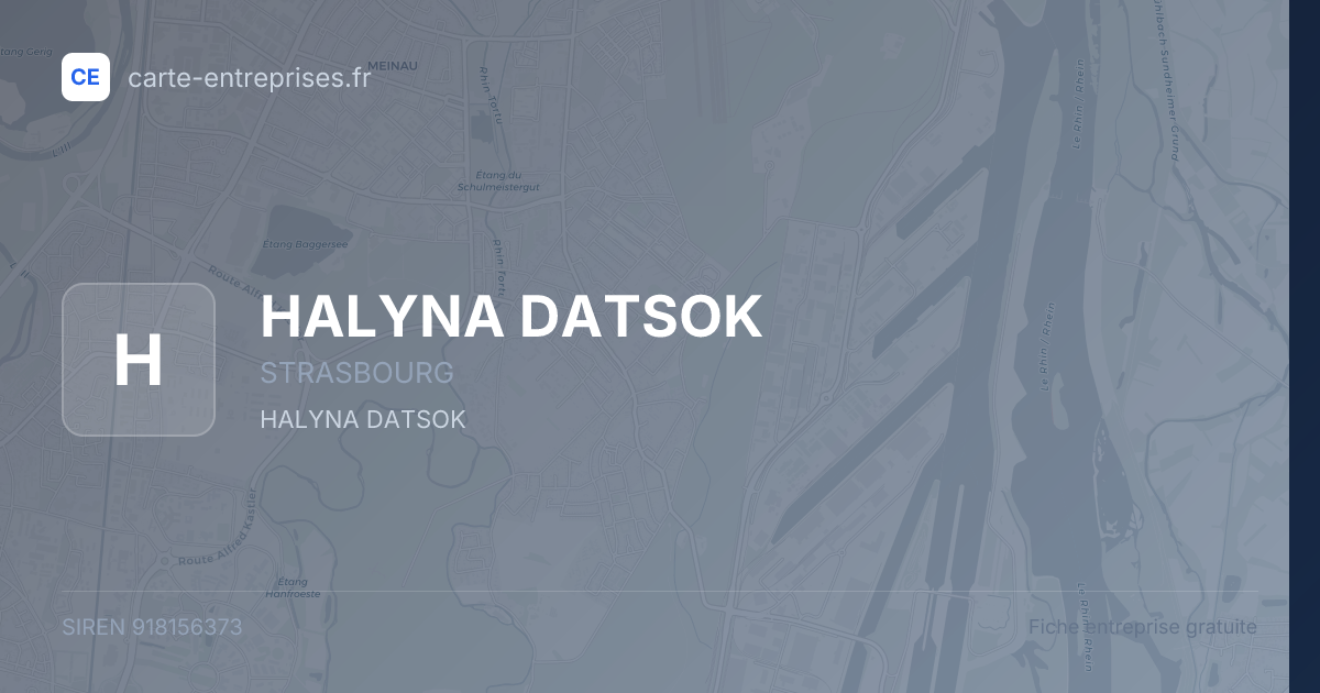 HALYNA DATSOK — 918156373 — fiche entreprise