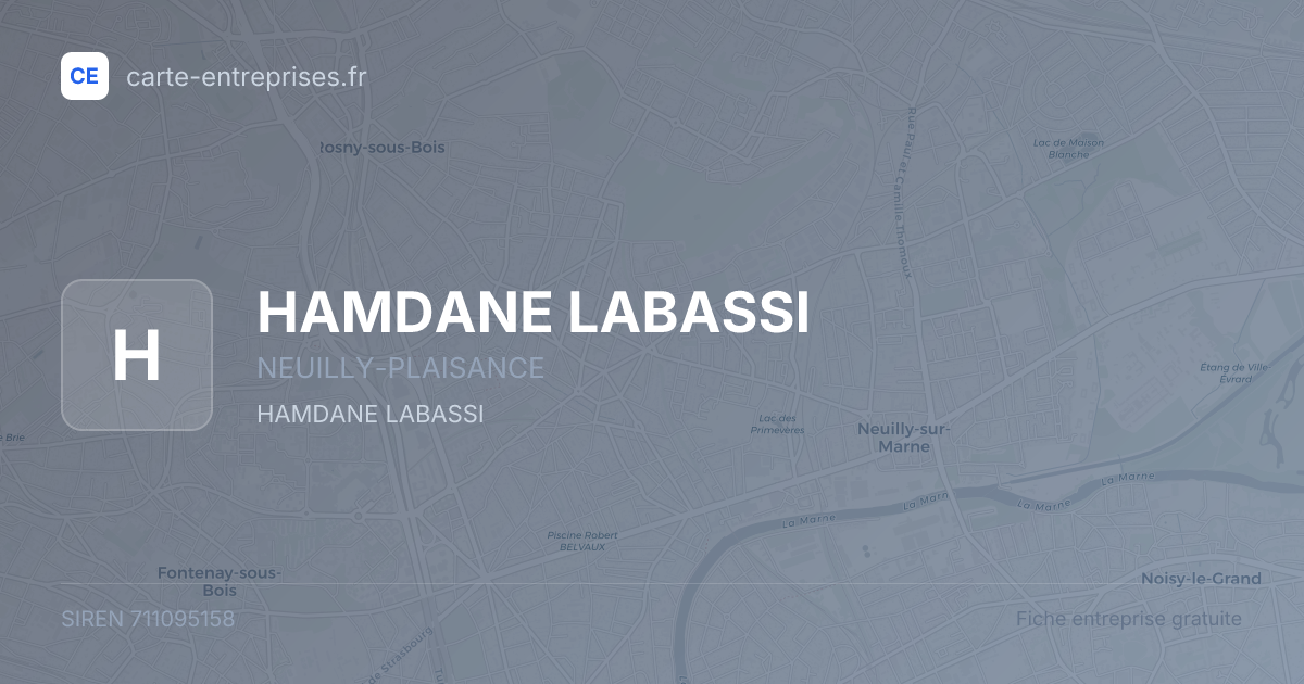 HAMDANE LABASSI — 711095158 — fiche entreprise