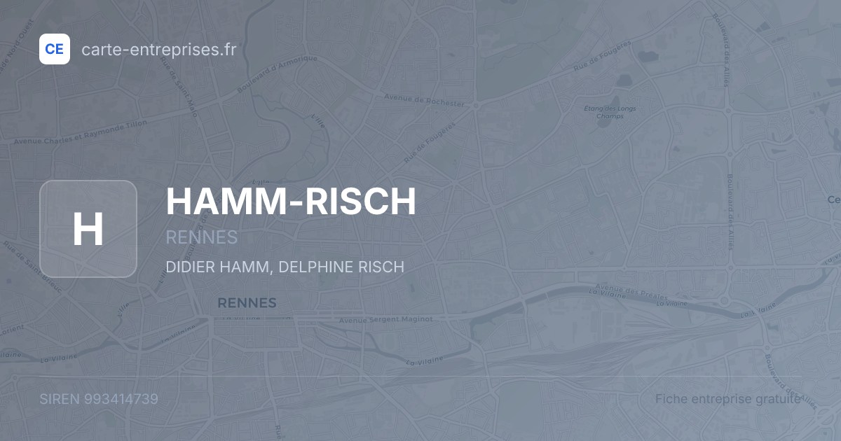 HAMM-RISCH — 993414739 — fiche entreprise