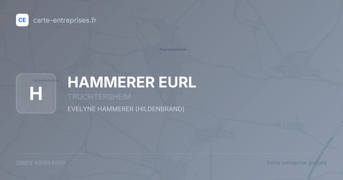 HAMMERER EURL — 491684569 — fiche entreprise