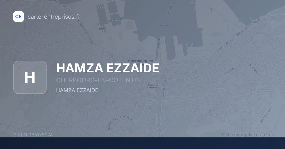 HAMZA EZZAIDE — 985175074 — fiche entreprise
