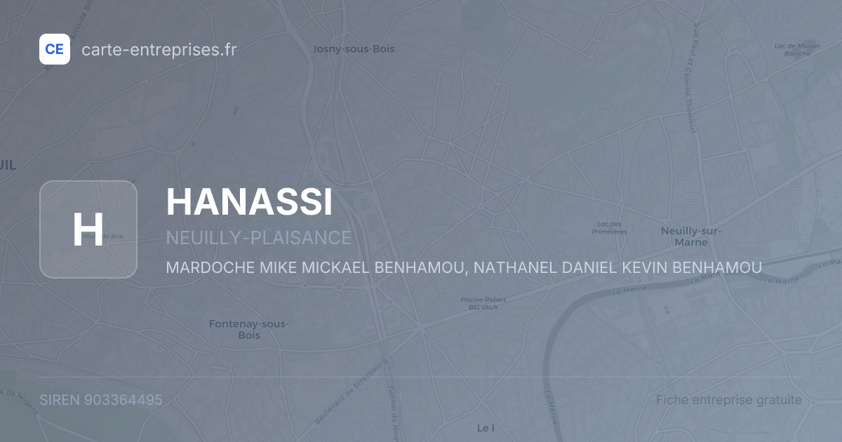 HANASSI — 903364495 — fiche entreprise
