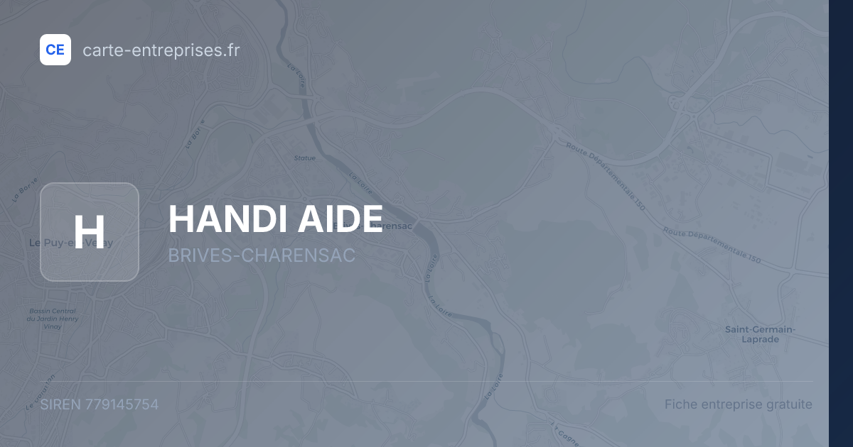 HANDI AIDE — 779145754 — fiche entreprise