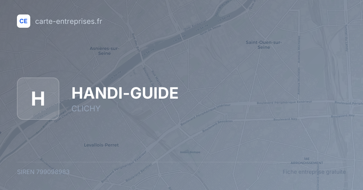 HANDI-GUIDE — 799098983 — fiche entreprise
