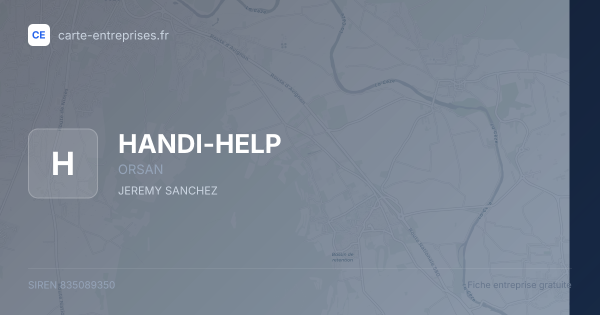 HANDI-HELP — 835089350 — fiche entreprise