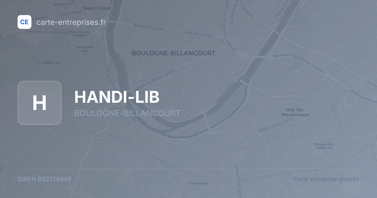 HANDI-LIB — 882514946 — fiche entreprise