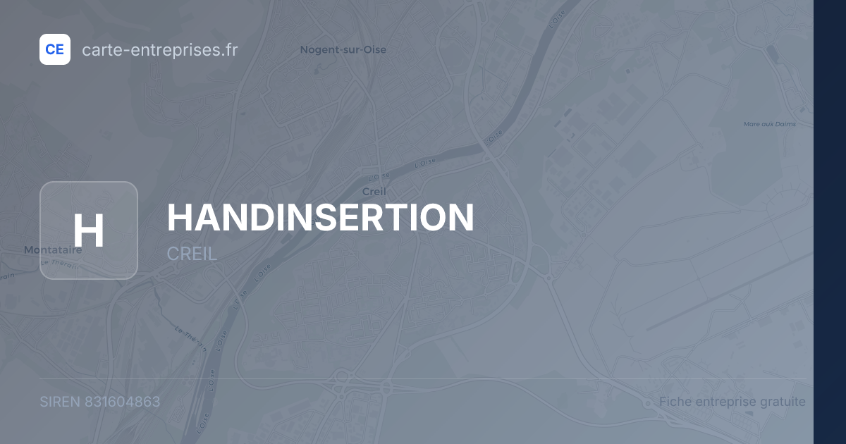 HANDINSERTION — 831604863 — fiche entreprise