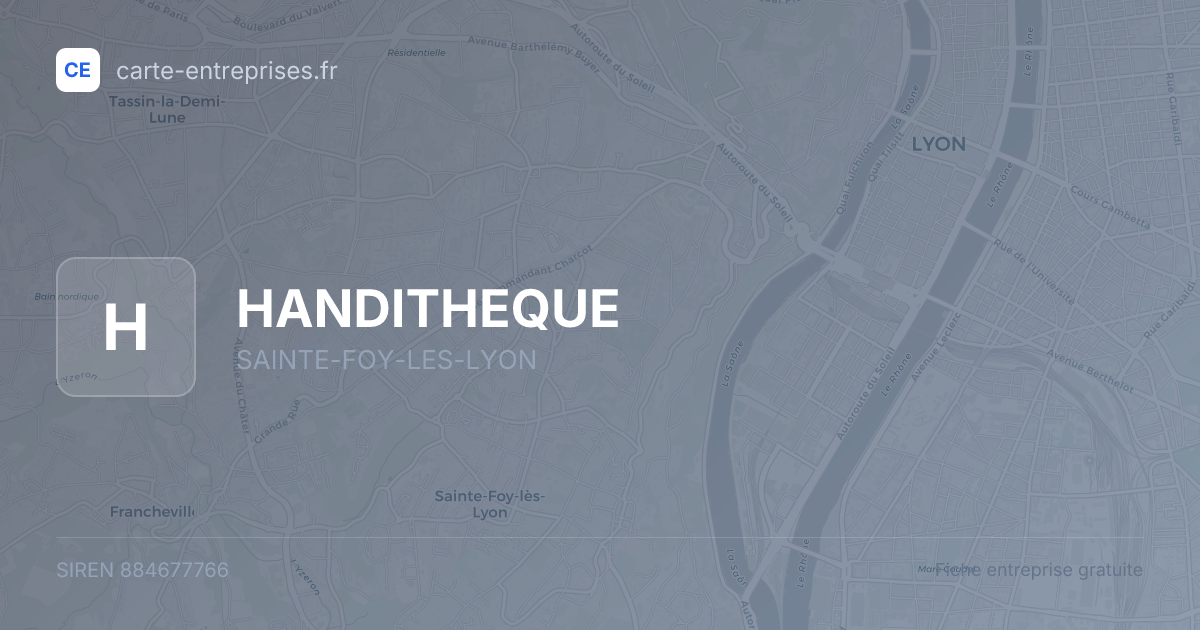 HANDITHEQUE — 884677766 — fiche entreprise