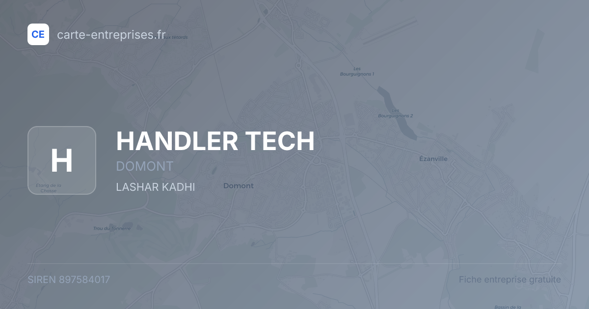 HANDLER TECH — 897584017 — fiche entreprise