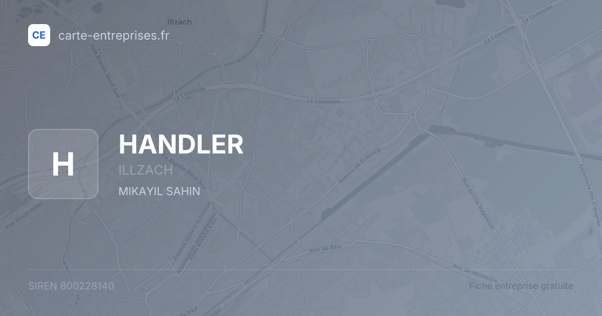 HANDLER — 800228140 — fiche entreprise