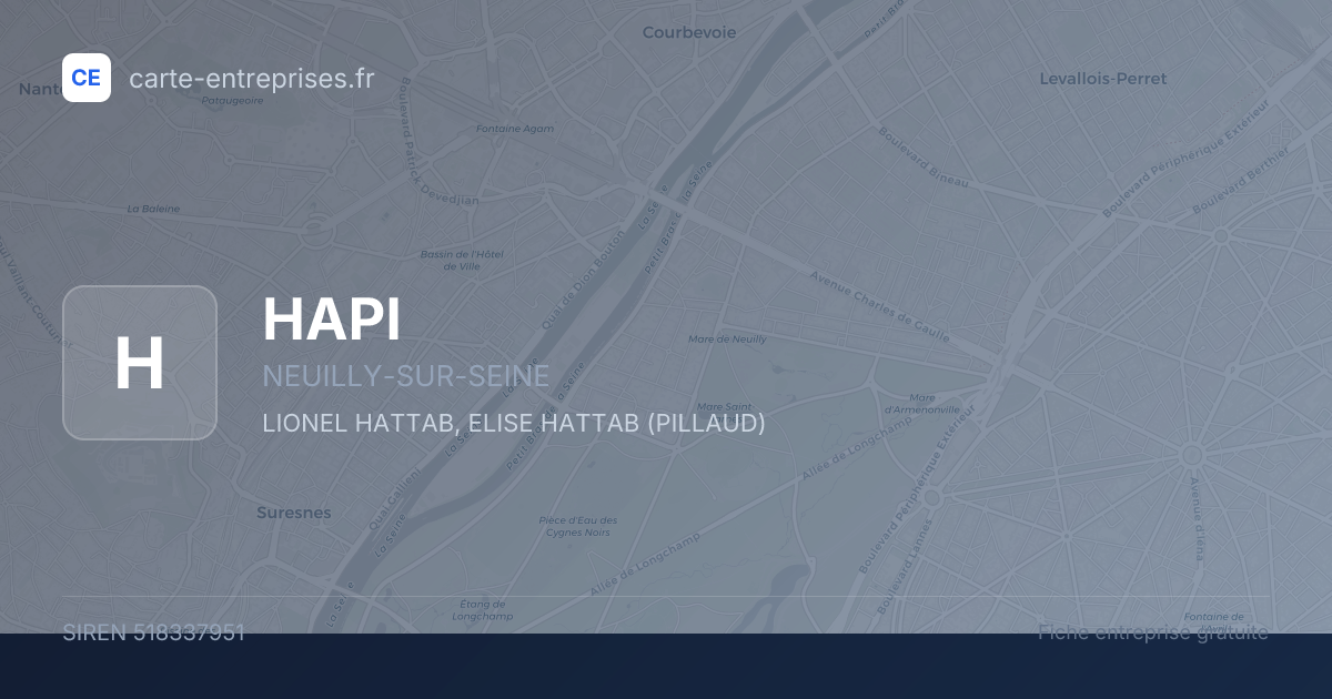 HAPI — 518337951 — fiche entreprise