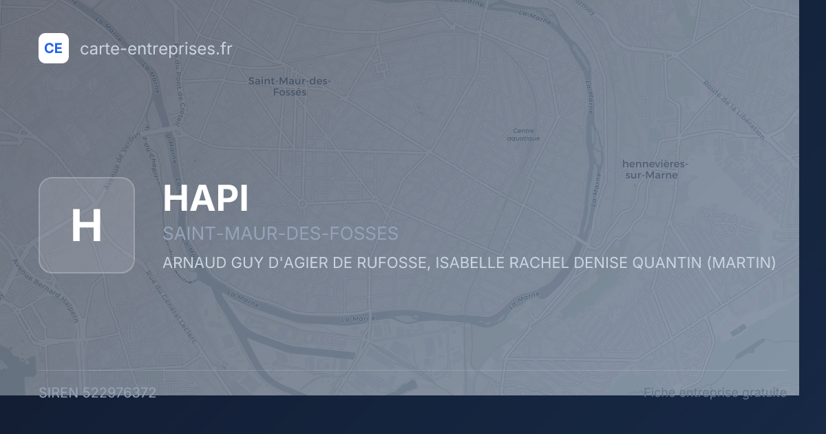 HAPI — 522976372 — fiche entreprise