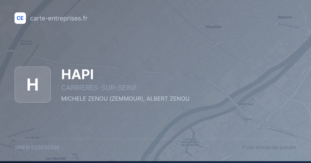 HAPI — 532839396 — fiche entreprise