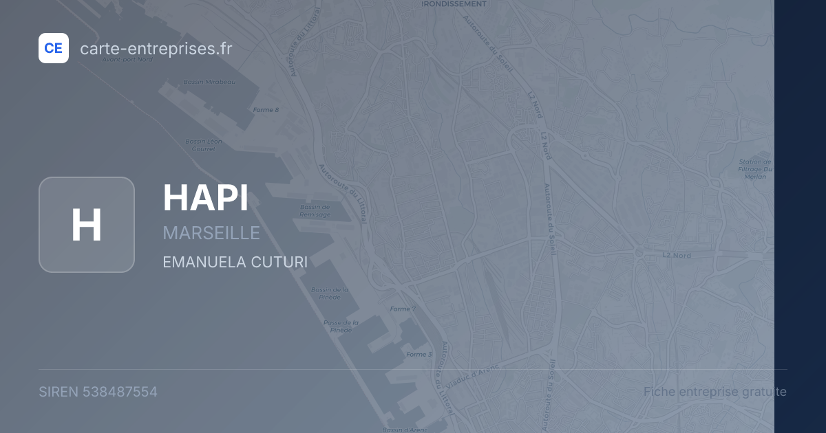 HAPI — 538487554 — fiche entreprise
