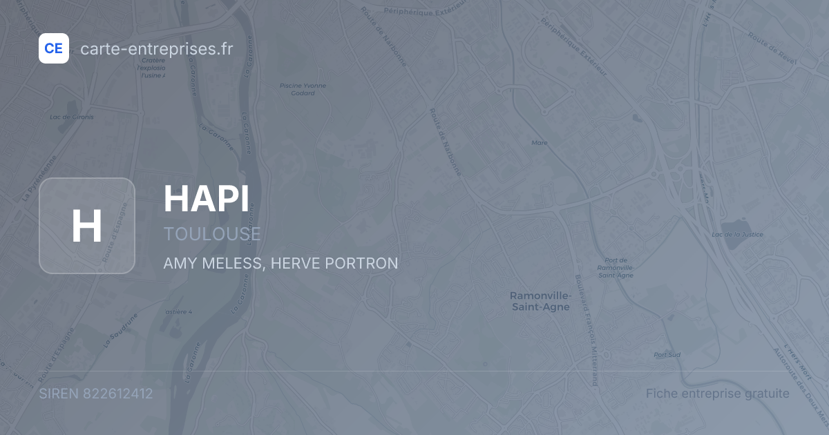 HAPI — 822612412 — fiche entreprise