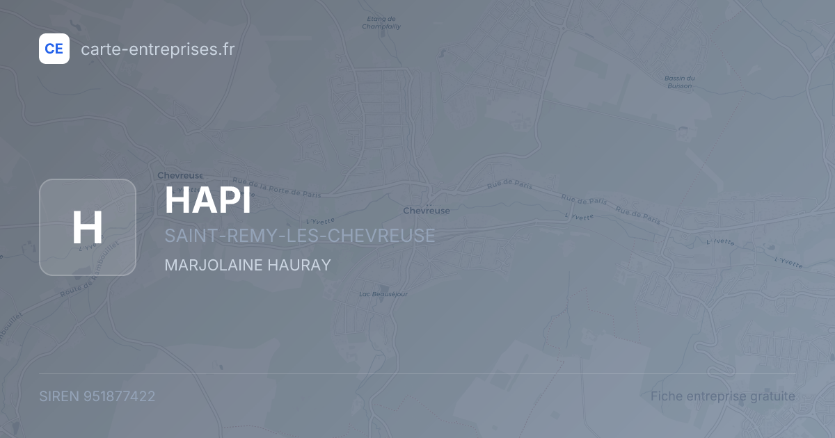 HAPI — 951877422 — fiche entreprise