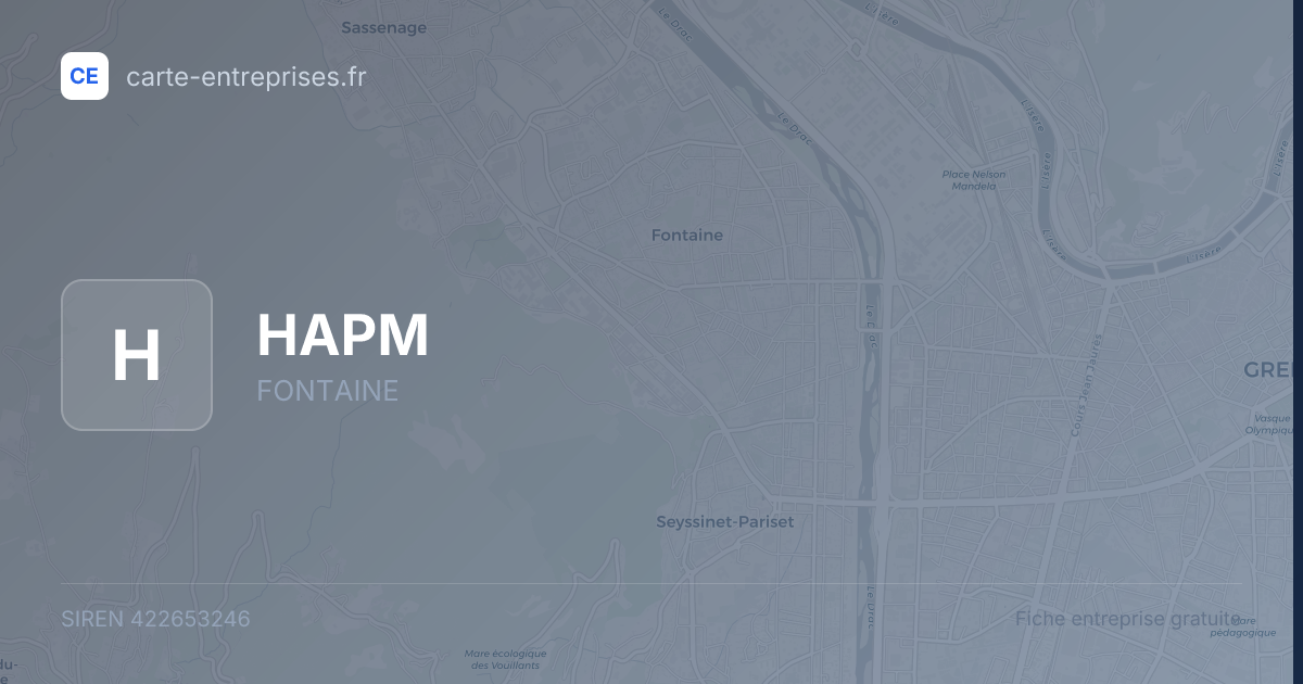 HAPM — 422653246 — fiche entreprise