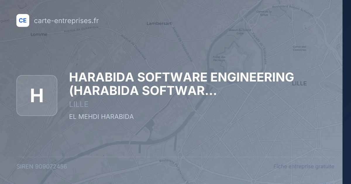 HARABIDA SOFTWARE ENGINEERING — 909072456 — fiche entreprise