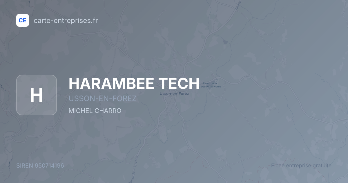 HARAMBEE TECH — 950714196 — fiche entreprise