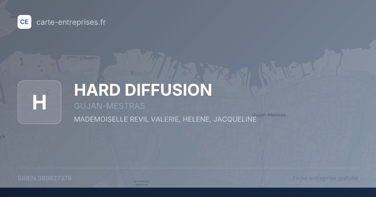 HARD DIFFUSION — 389827379 — fiche entreprise