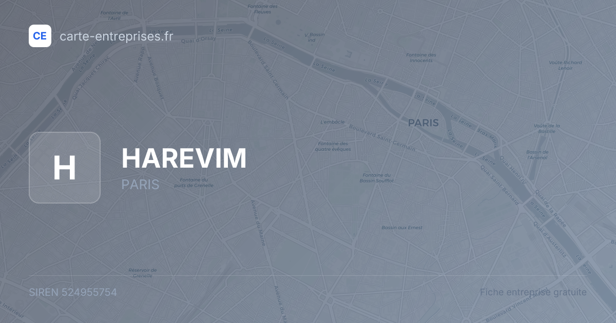 HAREVIM — 524955754 — fiche entreprise