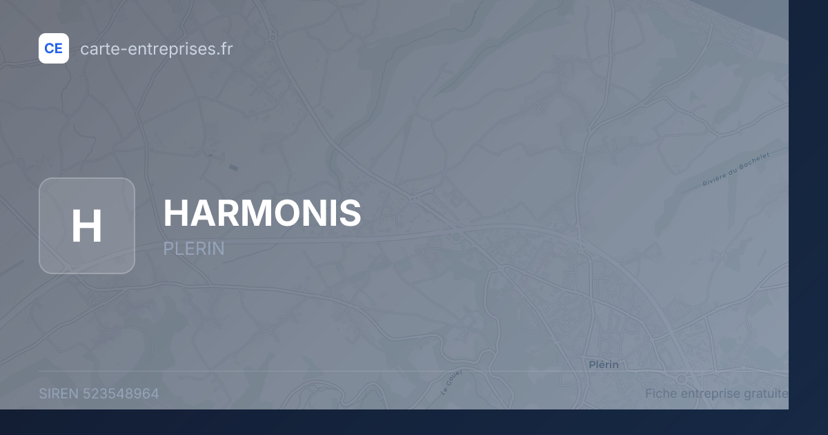 HARMONIS — 523548964 — fiche entreprise