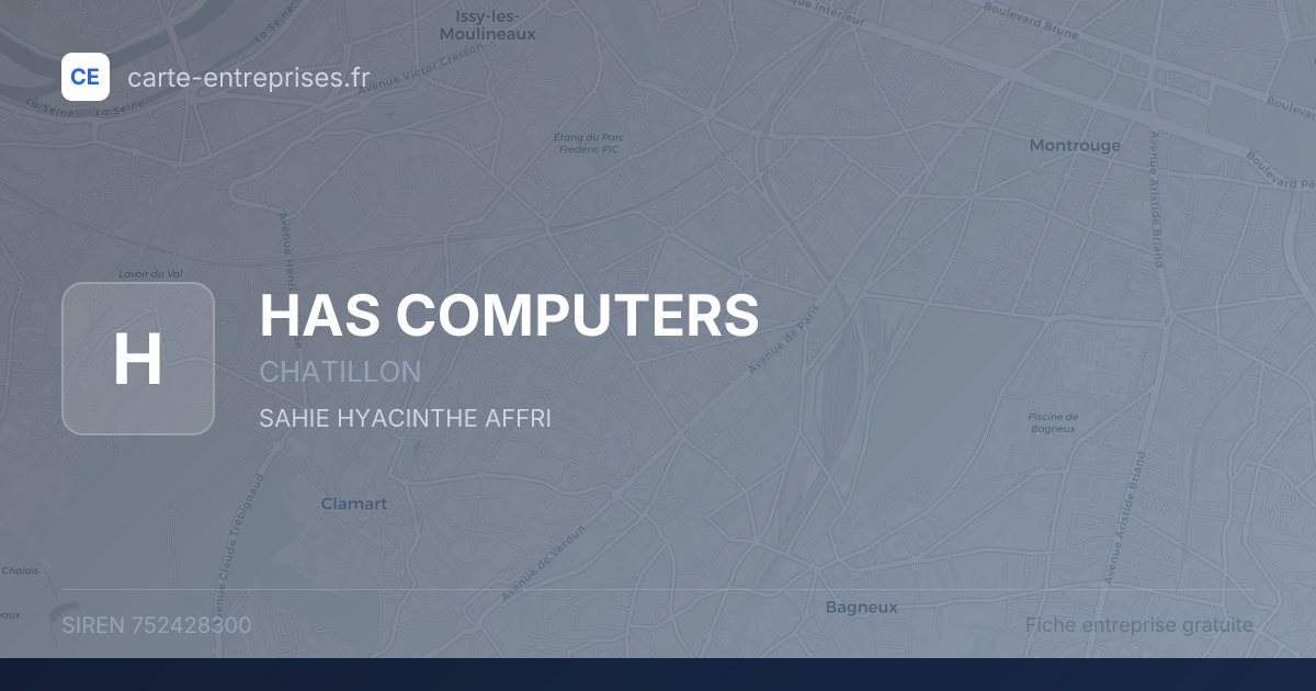 HAS COMPUTERS — 752428300 — fiche entreprise