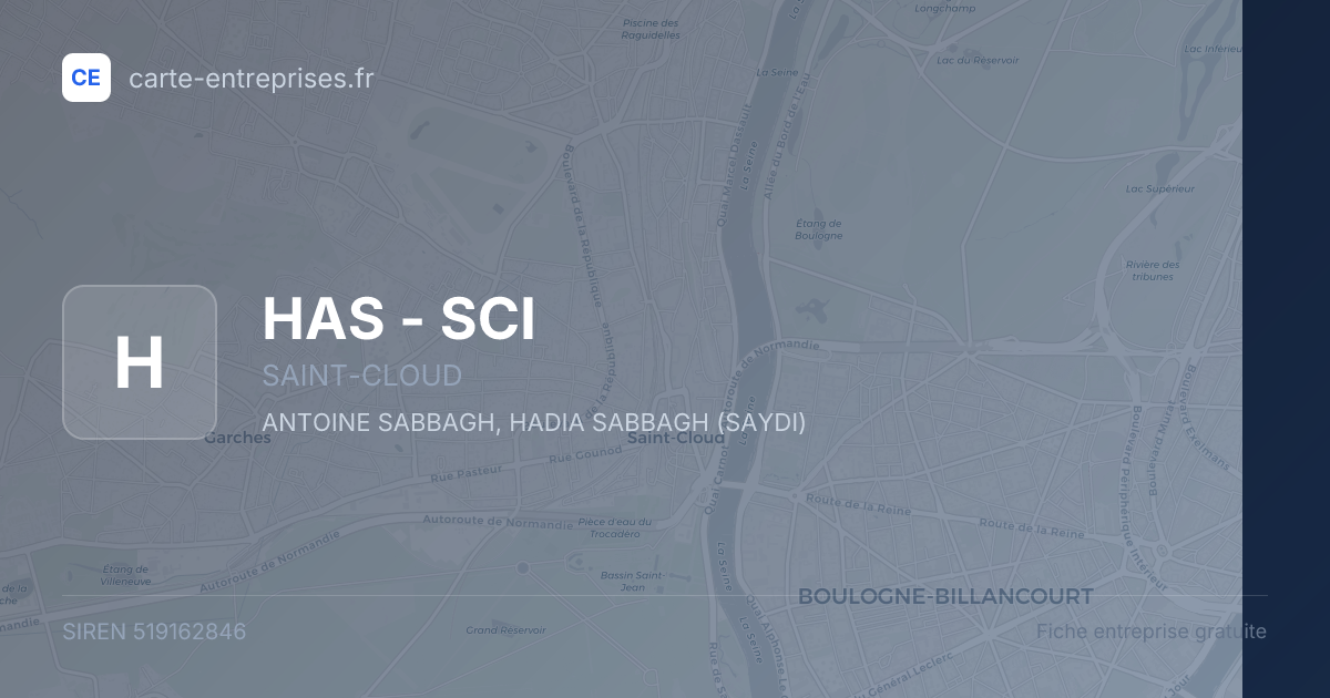 HAS - SCI — 519162846 — fiche entreprise