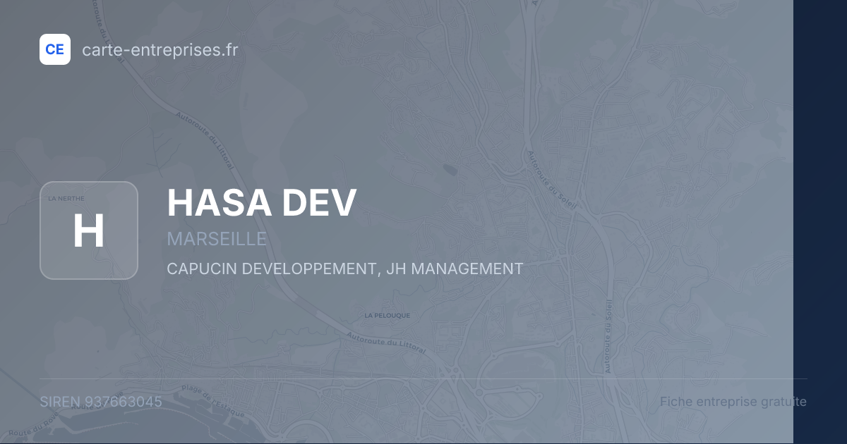 HASA DEV — 937663045 — fiche entreprise