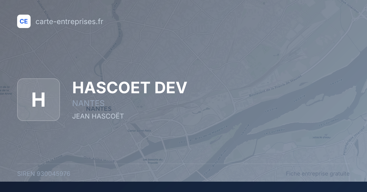 HASCOET DEV — 930045976 — fiche entreprise